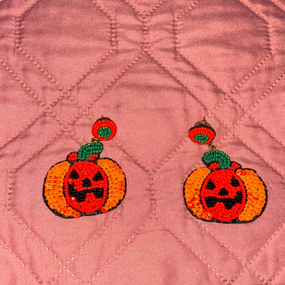 Halloween Pumpkin Earrings